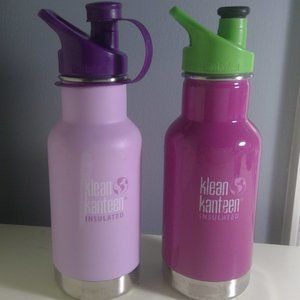 Set of 2 insulated 12oz Klean Kanteen's